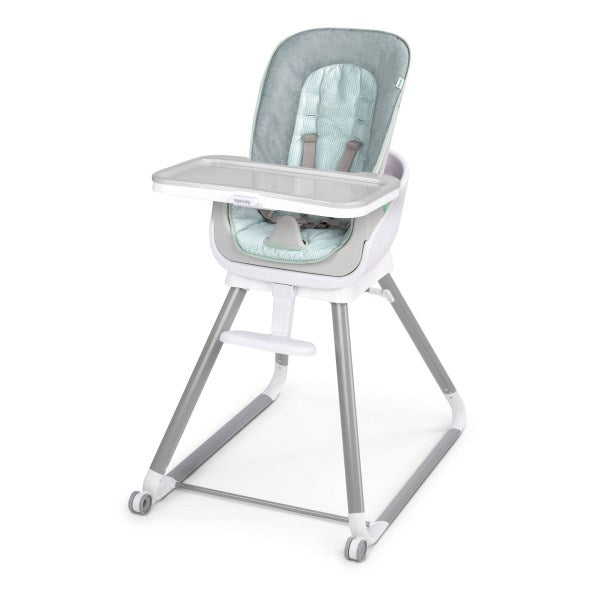 Ingenuity Beanstalk Baby to Big Kid 6-in-1 High Chair Converts from Soothing Infant Seat to Dining Booster Seat and More, Newborn to 5 yrs - Ray