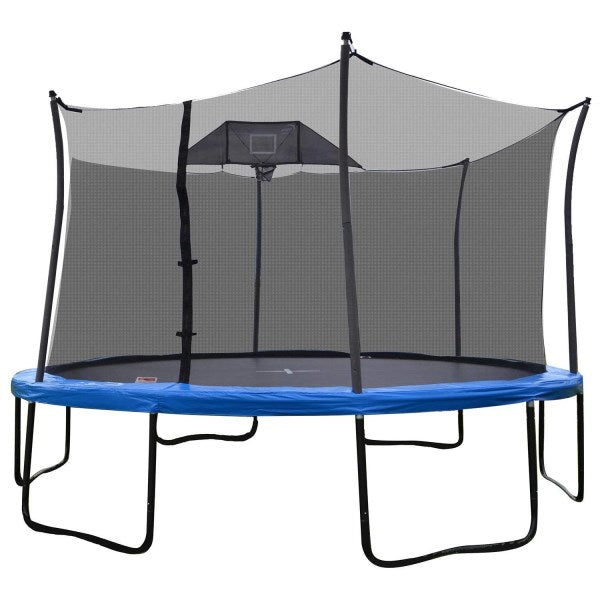 Propel Trampolines 14 Heavy Duty Pro Trampoline with Basketball Hoop