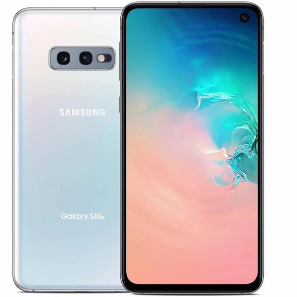 Samsung Galaxy S10e, 128GB, Prism White - Fully Unlocked (Renewed)