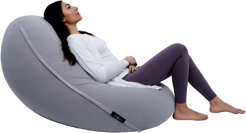 Moon Pod Bean Bag Chair in Space Grey