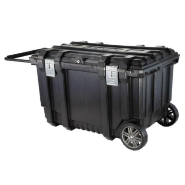 Husky 209261 37 in. Mobile Job Box Utility Cart Black