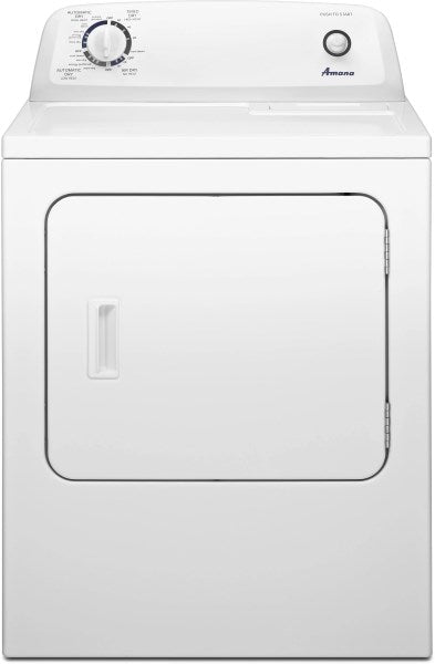 Amana 6.5 cu. ft. Electric Dryer with Wrinkle Prevent Option NED4655EW - White