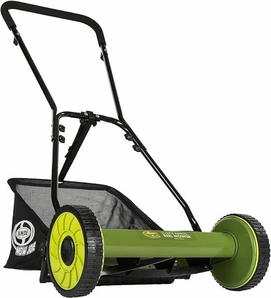 Sun Joe Mj500m Manual Reel Mower Grass Catcher 16 inch