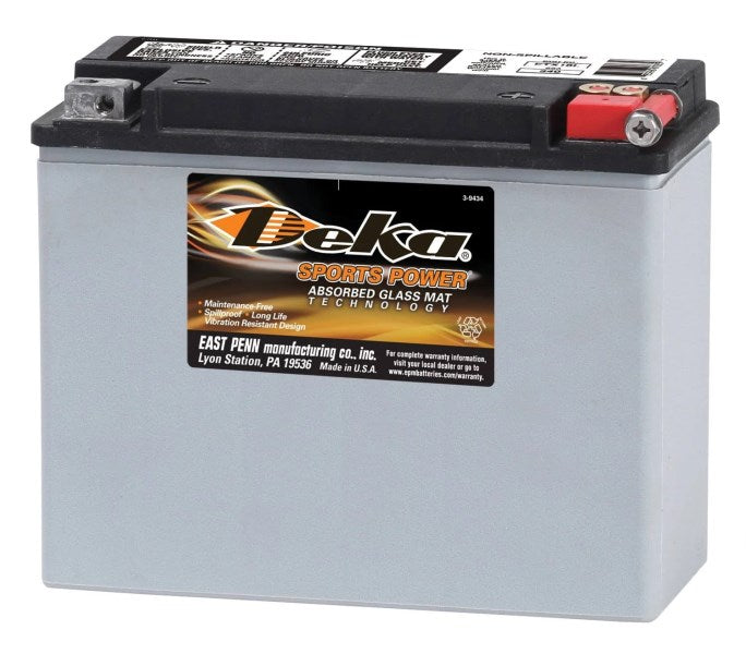 Deka ETX18L AGM Power Sport Battery (340 Cca)
