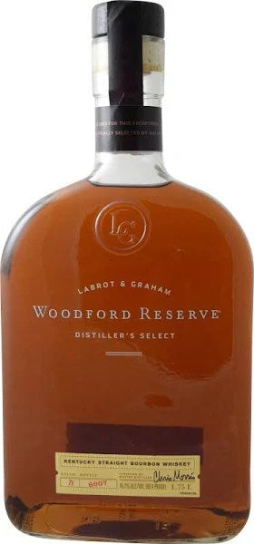 Woodford Reserve Bourbon Bourbon, Kentucky Straight Bourbon Whiskey - 1.75 lt