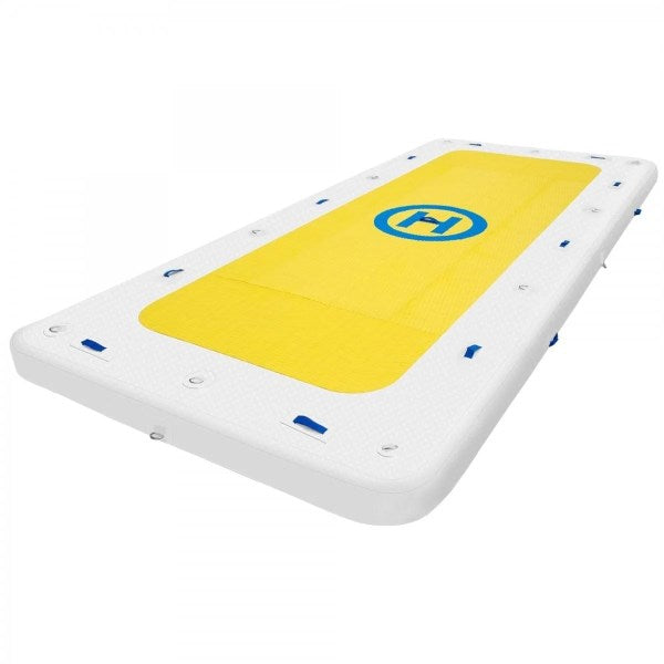 Vevor Inflatable Dock Platform Inflatable Dock 13 x6.5 x6 Floating Dock Pump