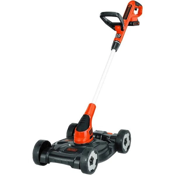Black & Decker MTC220 Max Cordless Lithium-Ion 3-in-1 Trimmer/Edger & Mower, Orange/ Black