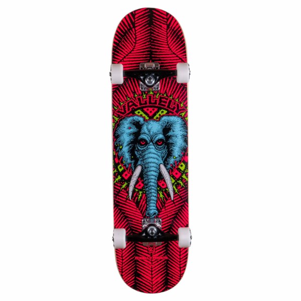 Powell Peralta Vallely Elephant Complete Skateboard Pink 8.25