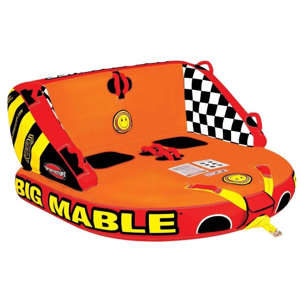Sportsstuff Inflatable Big Mable Sitting Double Rider Towable Boat Tube (2 Pack)