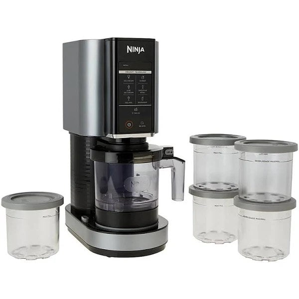Ninja CREAMi 7-in-1 Frozen Treat Maker ExtraPints ,Cloud Silver