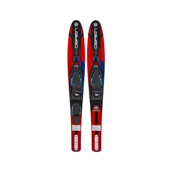 O Brien Vortex Combo Water Skis, Red