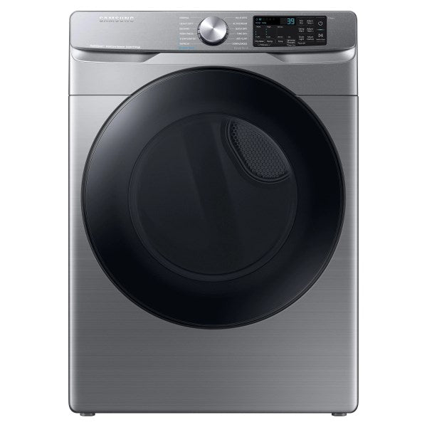 Samsung - 7.5 Cu. ft. Smart Electric Dryer with Steam Sanitize+ - Platinum