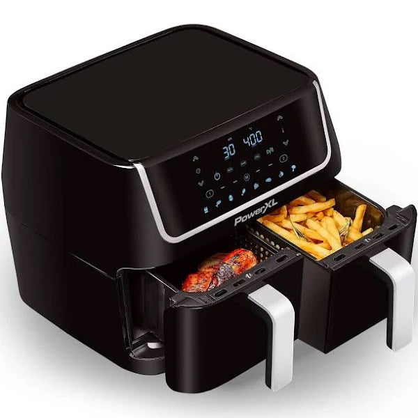 PowerXL 10qt Dual Basket Air Fryer - Black