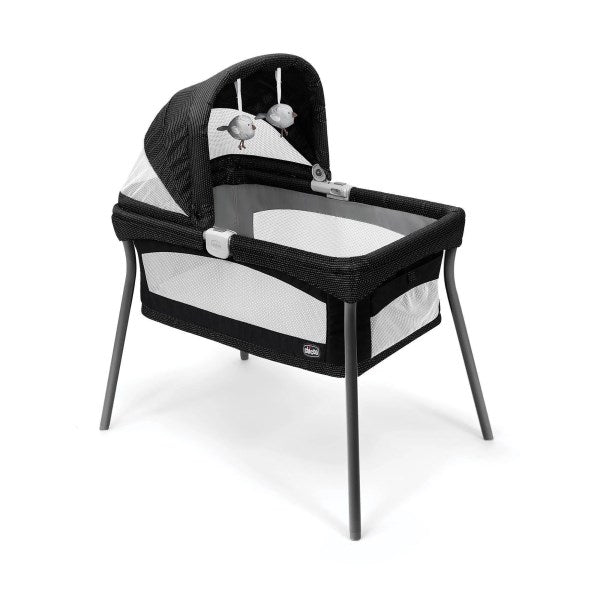 Chicco LullaGo Primo Portable Bassinet - Genesis Black