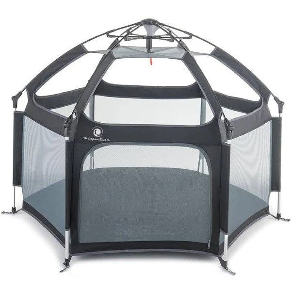 Pop N Go Portable Play Yard | World s Best Indoor/Outdoor Playpen for Kids & Toddlers | Black | The California Beach Co.