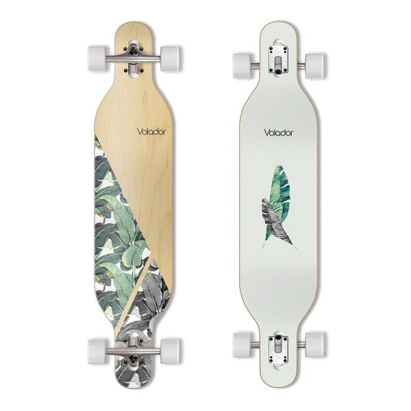 VOLADOR 42Inch Freeride Longboard Complete Cruiser ( Drop through Deck - Camber Concave )