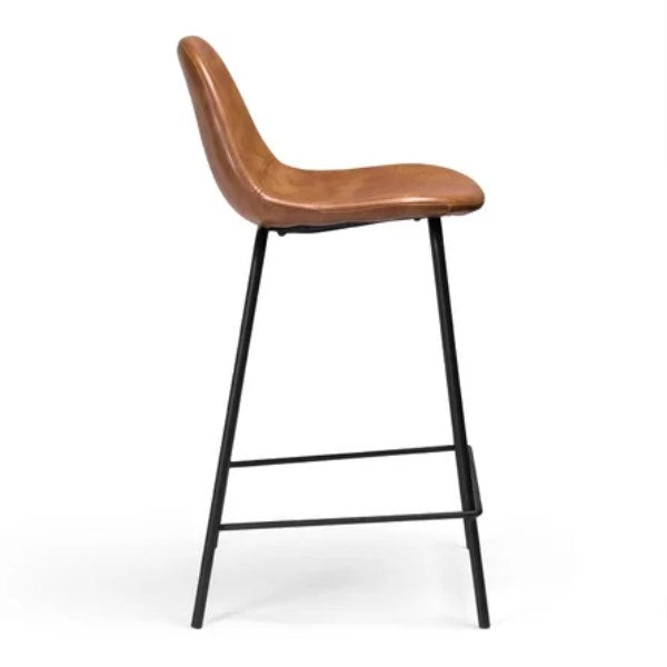 AllModern Hawkins Bar & Counter Stool Upholstery: Honey, Seat Height: Counter Stool (23.5 Seat Height)