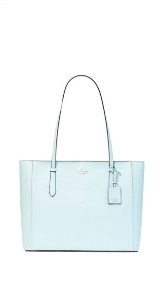 Kate Spade Schuyler Medium Leather Tote Bag Blue Glow