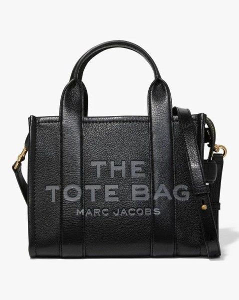 Marc Jacobs Women s The Leather Mini Tote Bag - Black - Totes