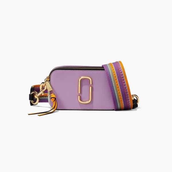 Marc Jacobs Purple & Orange The Colorblock Snapshot Bag