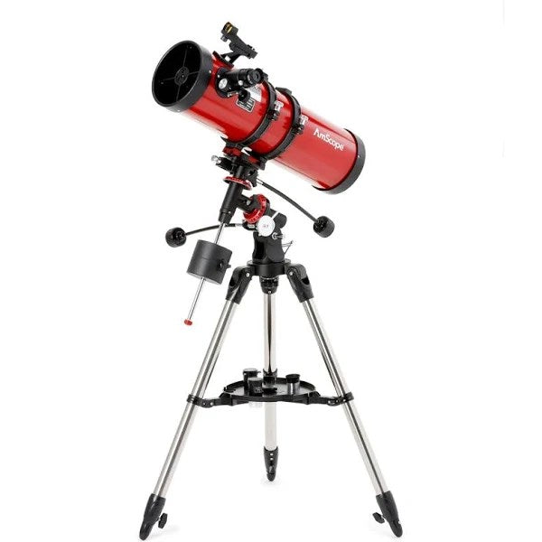 AmScope, TLS-PEQ-130650 - Refractor EQ Telescope, 130mm Aperture