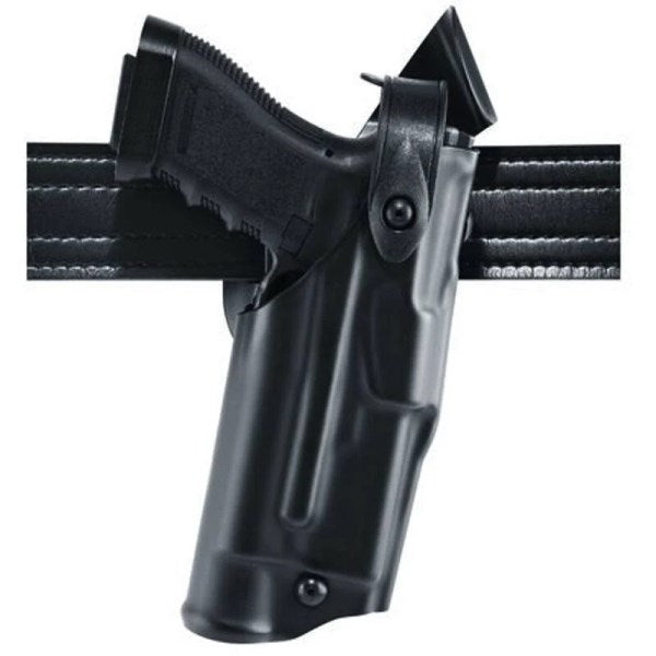 Safariland Model 6360 ALS/SLS Mid-Ride Level-III Duty Holster Right Hand STX Plain Black 6360-783-411