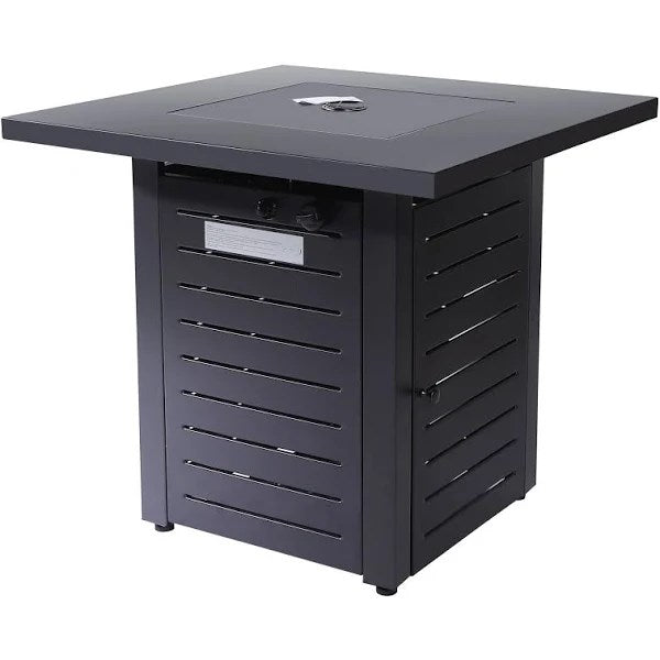 Mainstays 28 Square 50000 BTU Propane Fire Pit Table