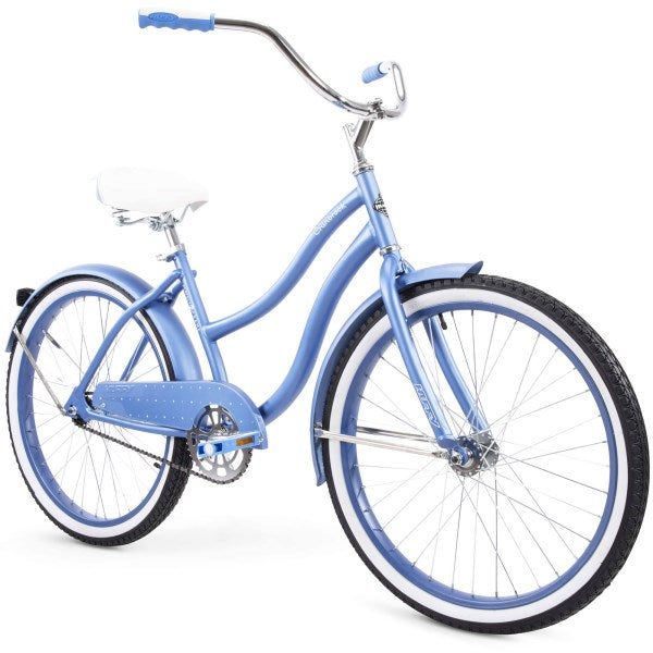Huffy 24 Cranbrook Womens Comfort Cruiser Bike Periwinkle Blue