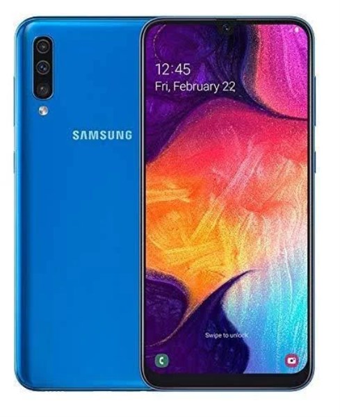 Samsung Galaxy A50 GSM Unlocked (Blue, 64GB)