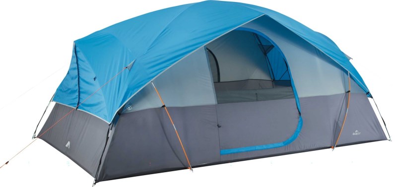Quest Switchback 8 Person Cross Vent Dome Tent - Blue - Each