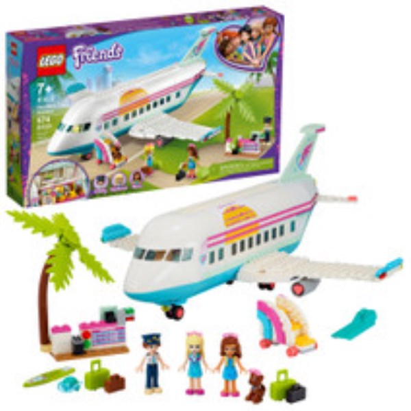 LEGO Friends Heartlake City Airplane 41429 Building Toy Inspires Travel Story-Making Play Scenarios (574 Pieces)