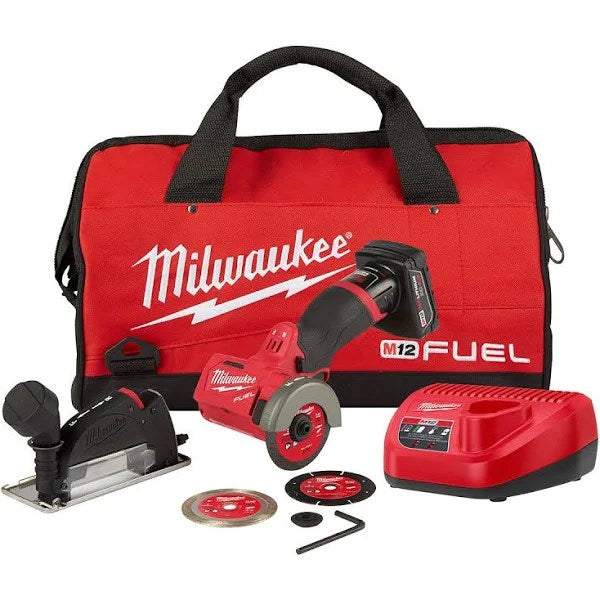 Milwaukee 2522-21XC - M12 Fuel 3 Compact Cut Off Tool Kit