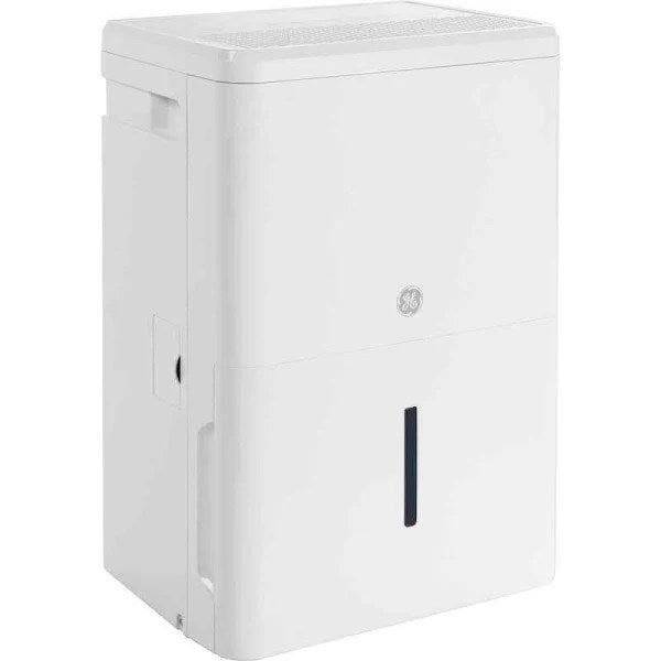 GE 22 Pt. Dehumidifier with Smart Dry for Bedroom, Basement or Damp Rooms Up to 1500 Sq. ft. in White, Energy Star, Whites