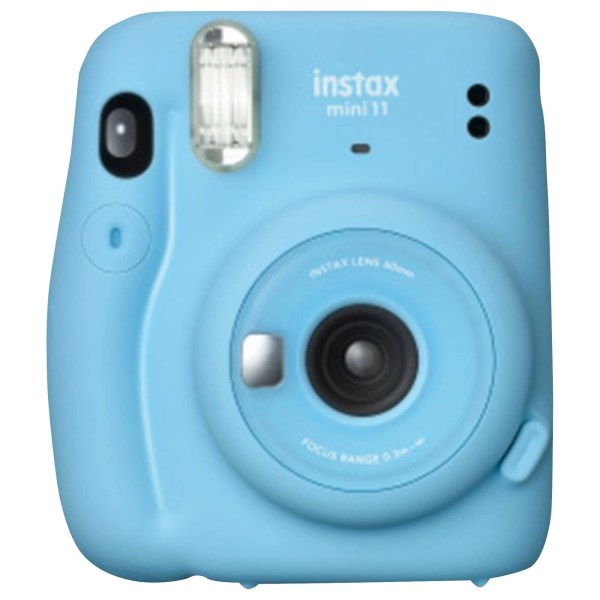 Fujifilm 16654762 Instax Mini 11 & 600021503 Instax Mini 11 Case (Sky Blue)