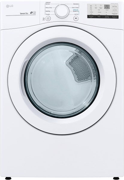 LG DLE3400W 7.4 Cu ft Electric Dryer - White