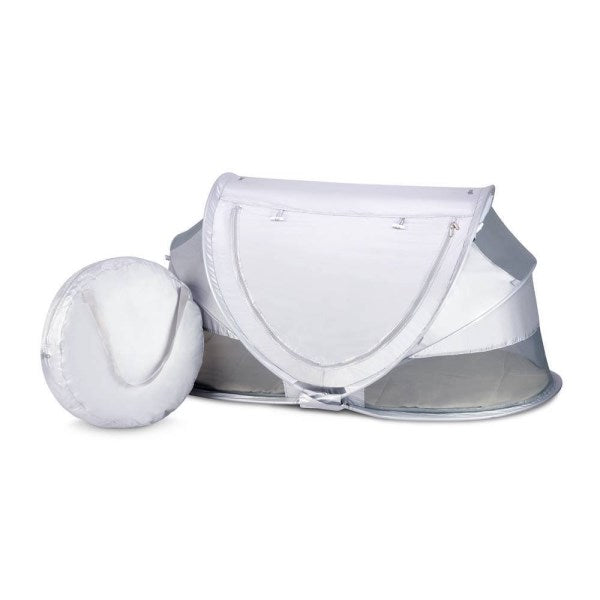 Joovy Gloo Infant Travel Bed Large, Metallic Silver