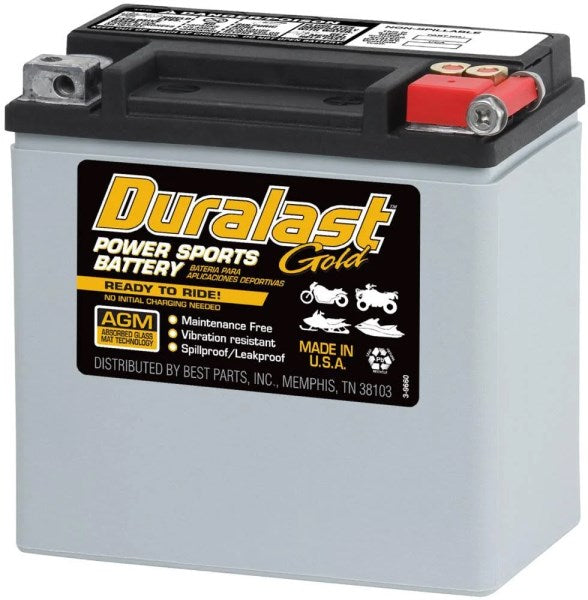 Deka ETX14L AGM Power Sport Battery (220 Cca)