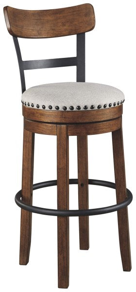 Ashley Valebeck Brown Swivel Barstool