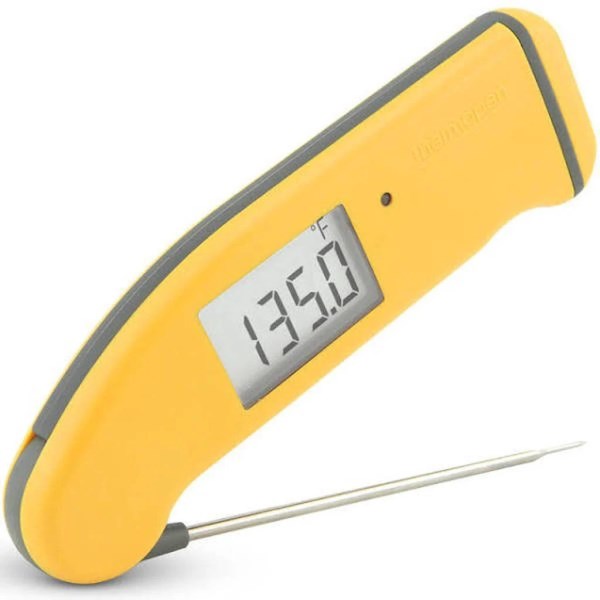 ThermoWorks Waterproof Thermapen MK4 | Instant Read Meat Thermometer | Yellow