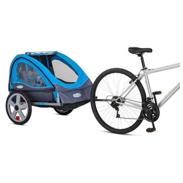 Instep Take 2 Double Bike Trailer - Light Blue
