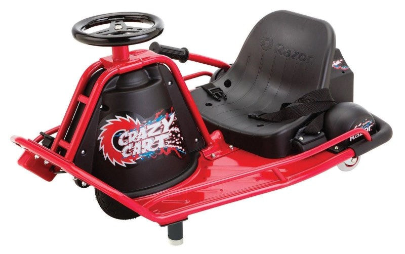 Razor Crazy Electric Cart - Black