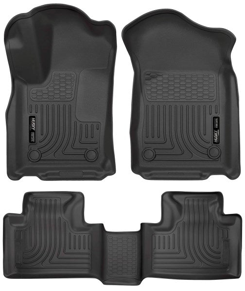 Husky Liners 99151 Black WeatherBeater Front & 2nd Seat Floor Liners