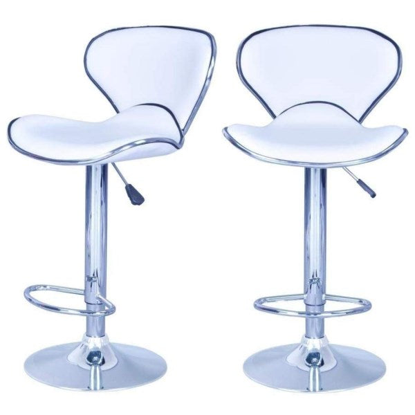 BestOffice Adjustable Height Swivel Bar Stools Height Stools,Set of 2