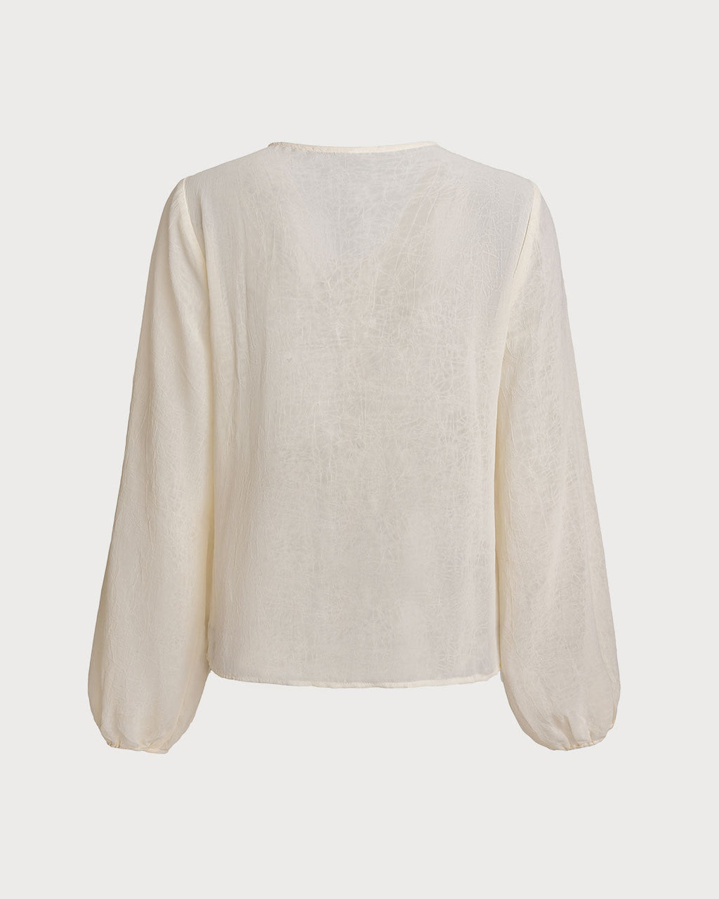 Apricot Contrast Ruffle Shirt