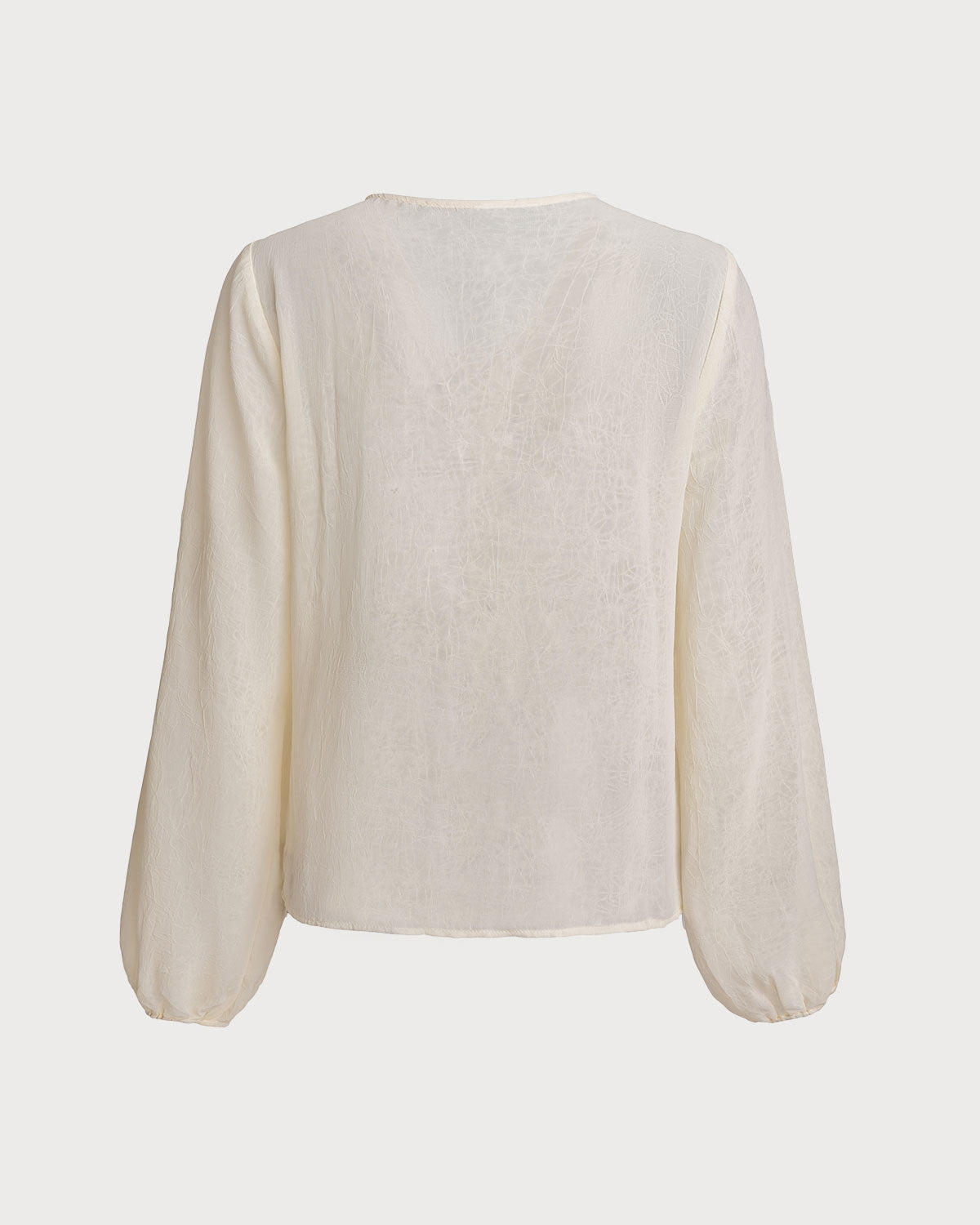 Apricot Contrast Ruffle Shirt