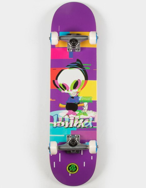 Blind Skateboard Complete Reaper Glitch Purple 7.75