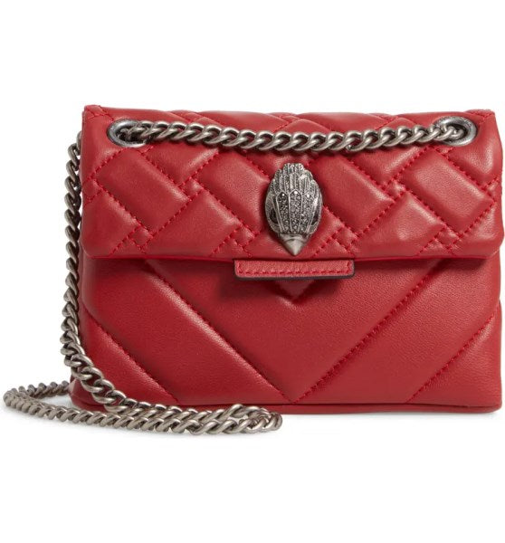 Kurt Geiger London Mini Kensington Quilted Leather Crossbody Bag