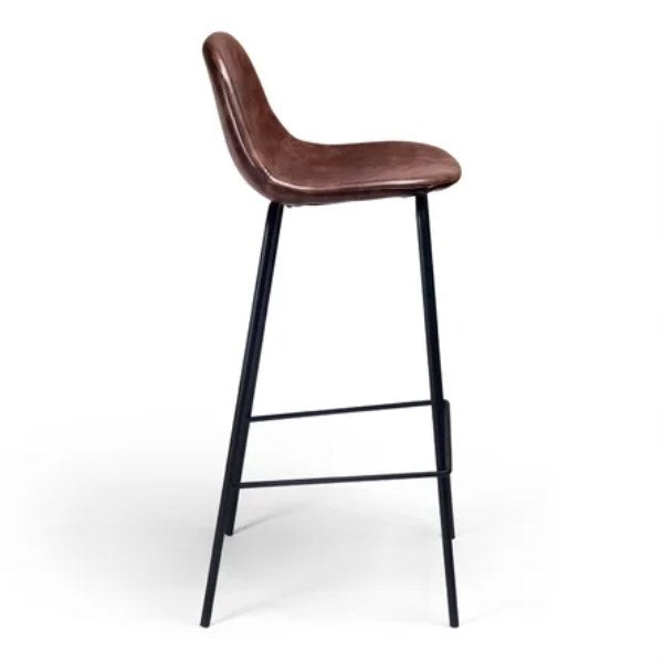 AllModern Hawkins Bar & Counter Stool Upholstery: Smoke, Seat Height: Counter Stool (23.5 Seat Height)