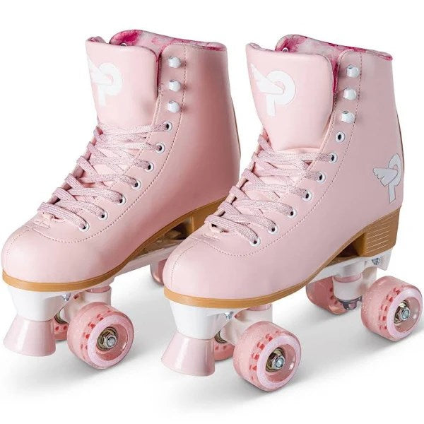 Prettyfly Retro Quad Skates - Woman Pastel Pink (Size 6)