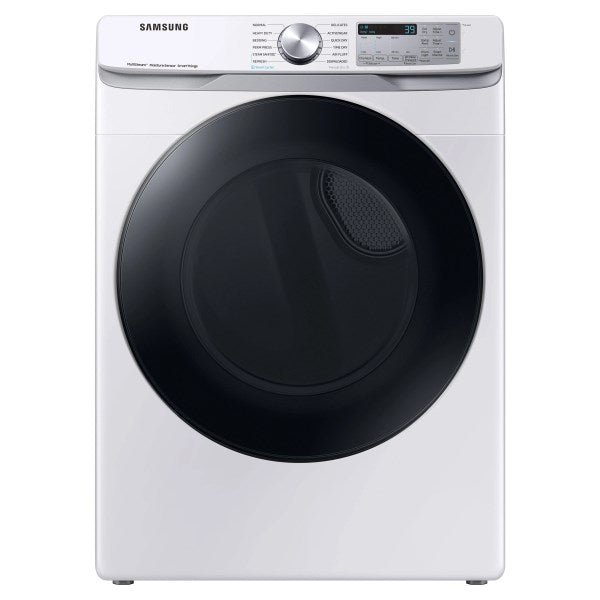 Samsung - 7.5 Cu. ft. Smart Gas Dryer with Steam Sanitize+ - White